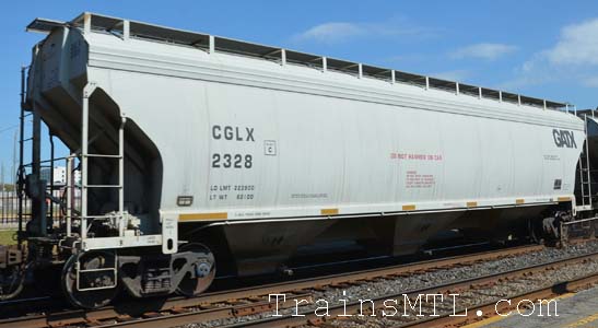 Car/wagon CGLX2328 right side / coté droit